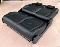 Asiento de Coche Plegable de Cuero Nappa, Asientos de Lujo para Autocaravanas, Caravanas, Autobuses, RV