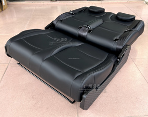 Siège-lit pliable en cuir Nappa de luxe pour camping-car, caravane, autocar et véhicule de loisirs - Product Image 4