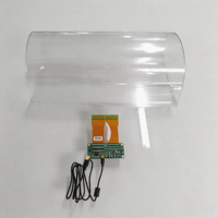 Film tactile capacitif de 10,1 à 120 pouces pour les vitrines des magasins de détail avec support auto-adhésif pour la publicité interactive