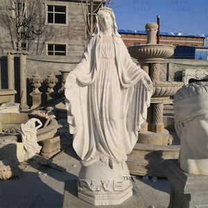 Scultura BLVE personalizzata da esterno per giardino, in pietra naturale, statua antica di donna a grandezza naturale, statua di marmo di donna sdraiata - Product Image 4