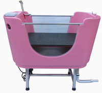 Baignoire de toilettage pour animaux de compagnie Baignoire spa pour animaux de compagnie en acier inoxydable table de toilettage manuelle pour chiens de compagnie