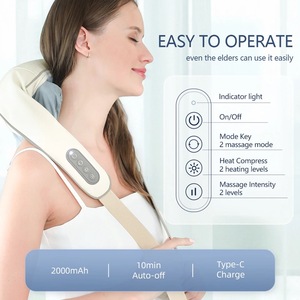 Masajeador de Hombros y Cuello Edición Profesional - Con Masaje Humanoide Realista, Recargable para Relajar Músculos, Masajista para el Hogar - Product Image 6