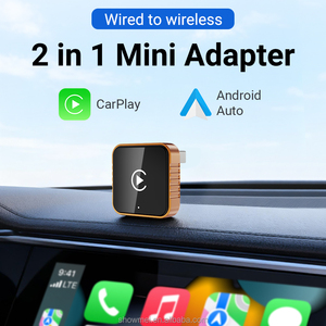 Adaptador Inalámbrico Mini Universal 2 en 1 con Bluetooth USB, WiFi Integrado, Plug and Play, Convertidor para Carplay y Android Auto - Product Image 1