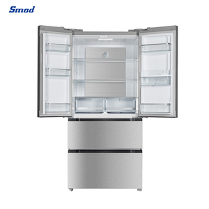 Refrigerador de Acero Inoxidable de Cuatro Puertas con Descongelación Automática de 220 Voltios para Uso Doméstico DM-680WAXE - Product Image 3