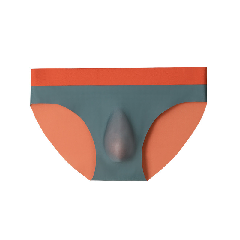 Gris foncé/orange vif