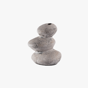 100% handmade ceramic table <b>vase</b> from Bali, with a matte finish that displays a unique texture to beautify home decor - Product Image 1