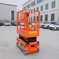 4,5 m kleine elektrische Scheren bühne Selbst fahrende Schere Mini Man Lift