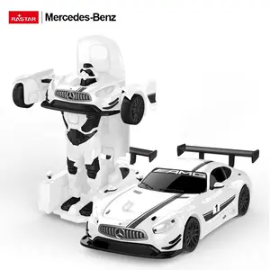 RASTAR Deformation Toy Boy Transformation Auto Modell Kollision Verformung roboter Transforming Car Druckguss 1/32 Mercedes-Benz GT3