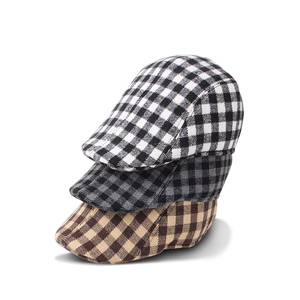 Chapeau béret classique carré en laine pour homme, fabriqué en usine, avec logo personnalisé, 100% feutre de laine, pour le sport et les fêtes - Product Image 2