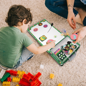 Quebra-cabeça magnético para alunos, brinquedo educativo