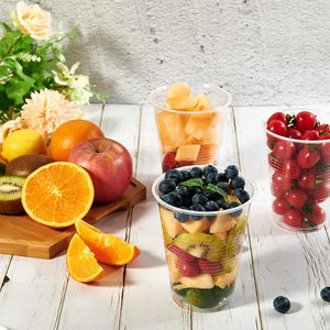 8 16 22 32 oz 90mm Diameter PP Single Wall Food Grade Disposable <b>Cups</b> for <b>Cold</b> Coffee Milk Juice Bubble Tea Wholesale - Product Image 3