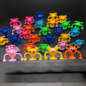 Sıcak satış promosyon hediyeler emme oyuncak çocuk çocuk okul sevimli karikatür hayvan Kawaii kalem Topper oyuncaklar kapsül 2 inç 50mm - Product Image 5