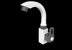 ก๊อกน้ำในห้องน้ำพลาสติกสีเทาแบบก๊อกสำหรับอ่างล้างหน้าและอ่างล้างหน้า - Product Image 4