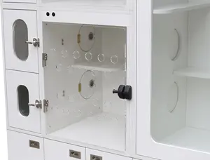 Luxe 4 couches grand <span class=keywords><strong>XXL</strong></span> <span class=keywords><strong>chat</strong></span> chenil Cage en acier inoxydable fournitures pour animaux de compagnie pour chiens adultes stationnaires Cages pour animaux - Product Image 6