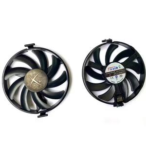 RX580ใหม่480 470 GPU พัดลม FDC10U12S9-C สำหรับ XFX <span class=keywords><strong>AMD</strong></span> <span class=keywords><strong>Radeon</strong></span> RX 470 480 RX480กราฟิกการ์ด <span class=keywords><strong>RX470</strong></span>พัดลมระบายความร้อน - Product Image 2