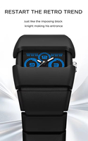 Reloj de Pulsera para Hombre Ofns 1319, Marca Sanda, Cronógrafo Resistente al Agua, Manecillas Luminosas, Reloj de Cuarzo de Lujo para Hombre, Reloj Montre Saat