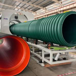 JWELL pipa tembok ganda, pipa DWC drainase bawah tanah, konstruksi saluran pembuangan dua lapisan, garis ekstrusi - Product Image 4