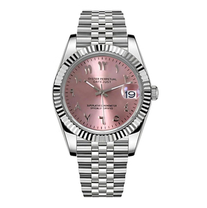 Montre automatique de luxe sur mesure pour homme, saphir bleu, mouvement NH35, chocolat, étanche, fabrication de précision, <span class=keywords><strong>Seiko</strong></span> - Product Image 4