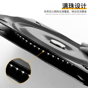 <span class=keywords><strong>Plateau</strong></span> <span class=keywords><strong>tournant</strong></span> en fer carré moderne pour <span class=keywords><strong>TV</strong></span> Base de chaise de canapé Perles complètes Épaissie Table rotative universelle portant des meubles Support en métal - Product Image 3