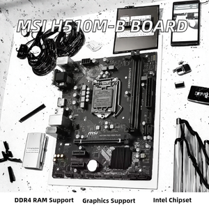 Pour <span class=keywords><strong>MSI</strong></span> H310M PRO-<span class=keywords><strong>VDH</strong></span> PLUS carte mère de bureau Intel Chipset DDR4 mémoire SATA dur intégré graphique LGA 1200 - Product Image 3