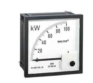 Best Price AC DC 100 A 150 250 450A Single 3 Phase Kilowatt Meters Analog Panel KW Power Meter for Sale