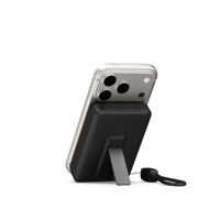 Batterie externe magnétique sans fil 10000mAh, charge rapide PD 22.5W, affichage LED numérique, support intégré, cordon de charge, logo personnalisé