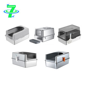 DSDT Professioneller Haustierbedarf Umfassende Anpassung 40L-60L Kapazität Umweltfreundliche Geruchskontrolle Anti-Spritz Katzentoilette - Product Image 6