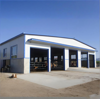 Kits d'Entrepôts et d'Ateliers Préfabriqués en Structure Acier Style Ferme Moderne Chinoise avec Durée de Vie de 70 Ans Certifiés ISO9001/CE