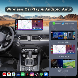 Autoradio Android à écran partagé de 12,3 pouces pour Mazda <span class=keywords><strong>CX</strong></span>-5 <span class=keywords><strong>CX</strong></span>-8 2016-2022, haut-parleur intégré, CarPlay, intégration du smartphone, Bluetooth - Product Image 2