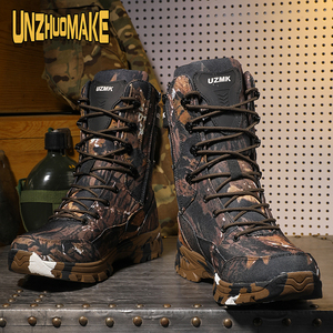 Bottes unisexes, hautes, légères, <span class=keywords><strong>camouflage</strong></span>, imperméables, antidérapantes, style tactique, bottes de <span class=keywords><strong>chasse</strong></span>, chaussures de randonnée en plein air pour hommes - Product Image 1