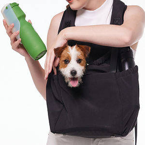 क्का उपहार कस्टम टिकाऊ प्यारा फ्रंट बैक पालतू जानवर छोटे कुत्ते बिल्लियों पानी प्रतिरोधी हल्के वजन नायलॉन जिपर पर्यावरण के अनुकूल - Product Image 2