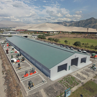 Structure en acier entrepôt personnalisable bâtiment en métal pour le stockage et la logistique