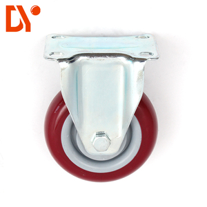 Diya 3-5 Zoll Schwerlast ESD <span class=keywords><strong>Nylon</strong></span> Gummi Schwenkrolle mit Bremse 100kg Tragfähigkeit Industrielle Handwagenräder - Product Image 3