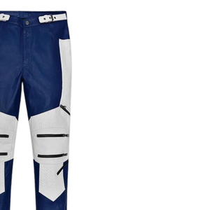 Pantalones de Cuero Casuales para Hombre de Alta Calidad, Color Sólido, Estilo Urbano, Material de Cuero Genuino, Precio Económico - Product Image 3