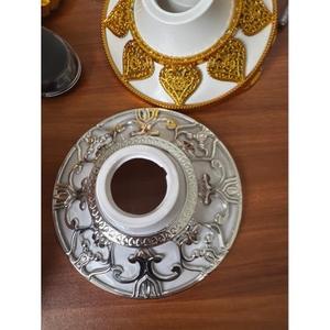 Portalámparas de Techo con Forma de Loto, Estilo Europeo Creativo, E27 B22, Base Grande, LED Blanco Frío, Montaje Superficial - Product Image 3