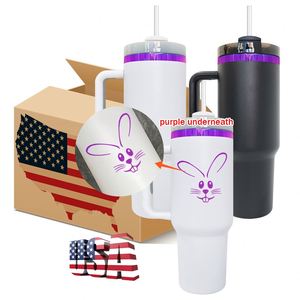 Gobelet personnalisé de 40 oz, violet, avec base plaquée et manchon en silicone, gravé au laser, pour le café en voyage et les activités de plein air - Product Image 1