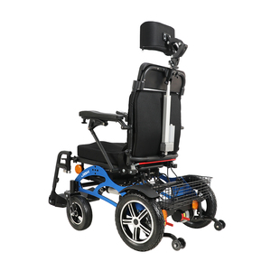 Silla <span class=keywords><strong>de</strong></span> <span class=keywords><strong>Ruedas</strong></span> Eléctrica Plegable Portátil con Respaldo <span class=keywords><strong>y</strong></span> Reposapiés Reclinables Eléctricos, Ligera <span class=keywords><strong>y</strong></span> Motorizada, a Buen Precio - Product Image 4
