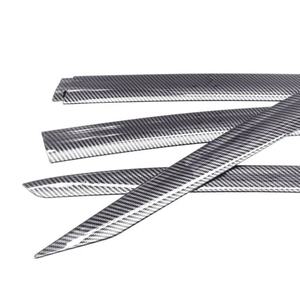 แผ่นบังลมรถยนต์สำหรับ TESLA MODEL Y / MODEL 3 สีดำ / คาร์บอนไฟเบอร์ แผ่นบังลมหน้าต่าง แผ่นบังแดดประตู ป้องกันฝน - Product Image 3