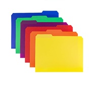 Dossiers de fichiers colorés en plastique Dossiers de fichiers personnalisés pour documents