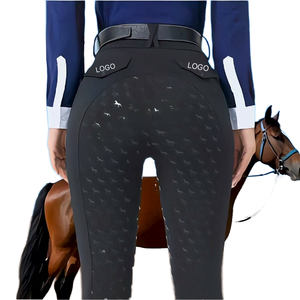 กางเกงขี่ม้าแบบยูนิเซ็กซ์ ซิลิโคนกันลื่นเต็มตัว ซึมซับความชื้น ระบายอากาศได้ดี ยืดหยุ่นสูง เอวสูง กระชับพอดีตัว - Product Image 1