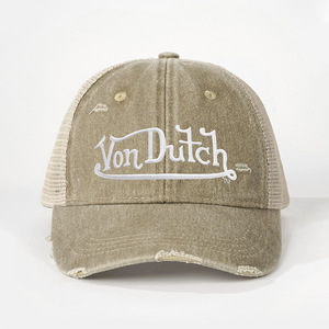 Cappellino da Baseball Ricamato <span class=keywords><strong>Yon</strong></span> Dutch Hole Retrò Regolabile Primavera-Estate Casual Unisex Cappello da Sole 100% Cotone Denim <span class=keywords><strong>a</strong></span> 5 Pannelli 3D - Product Image 5