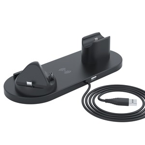 6 en 1 <span class=keywords><strong>para</strong></span> teléfono Qi, estación de carga inalámbrica rápida <span class=keywords><strong>para</strong></span> reloj, <span class=keywords><strong>base</strong></span> de carga inalámbrica de 10w <span class=keywords><strong>para</strong></span> iphone 12 - Product Image 5