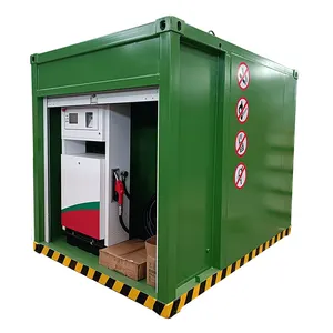 mobile fuel filling station container