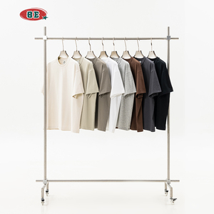 Großhandel Schlichte Maßgefertigte Baumwoll-T-Shirts Hochwertige Übergroße Weiße Blanko-T-Shirts mit Puff-Print und Sublimationsdruck für Herren - Product Image 2