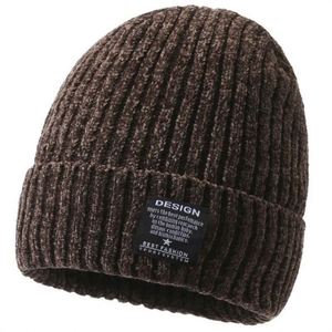 Wholesale Unisex Soft Winter <b>Hat</b> Cap Custom Logo Acrylic Knitted Cuffed Beanie <b>Hats</b> - Product Image 3