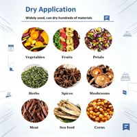 Energiezuinige roestvrijstalen tray-type peper/chili-dehydrator commerciële warmtepomp circulatie chili-droogoven