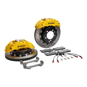 Icooh IC6 IC6 Étrier de frein haute performance rouge vif à six pistons avec disque ventilé TY3 pour Renault <span class=keywords><strong>Arkana</strong></span> - Product Image 1
