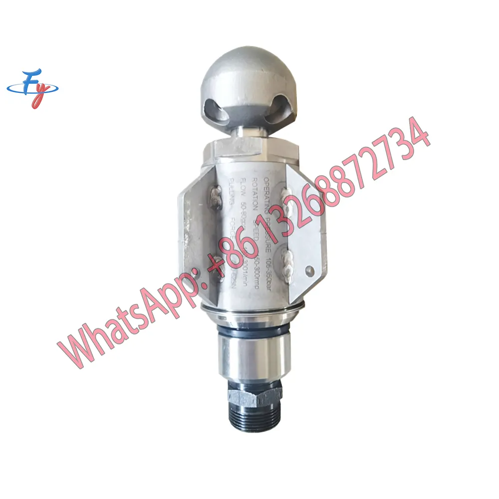 PG/1 high pressure rotary sewer pipe cleaning nozzle Spray Rotating Tank Cleaning Nozzle