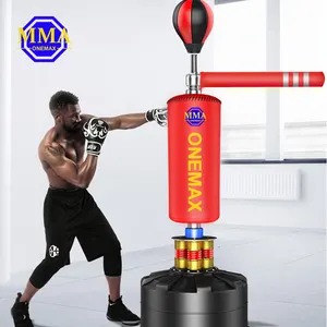 highest quality custom logo boxing punching bag boxing heavy bag free standing pro kick boxing bag