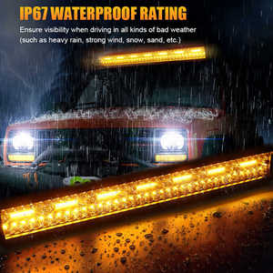 Tùy chỉnh 3 màu làm việc dẫn thanh ánh sáng cho xe off-road xe tải xe-Hiệu suất cao dải ánh sáng - Product Image 3